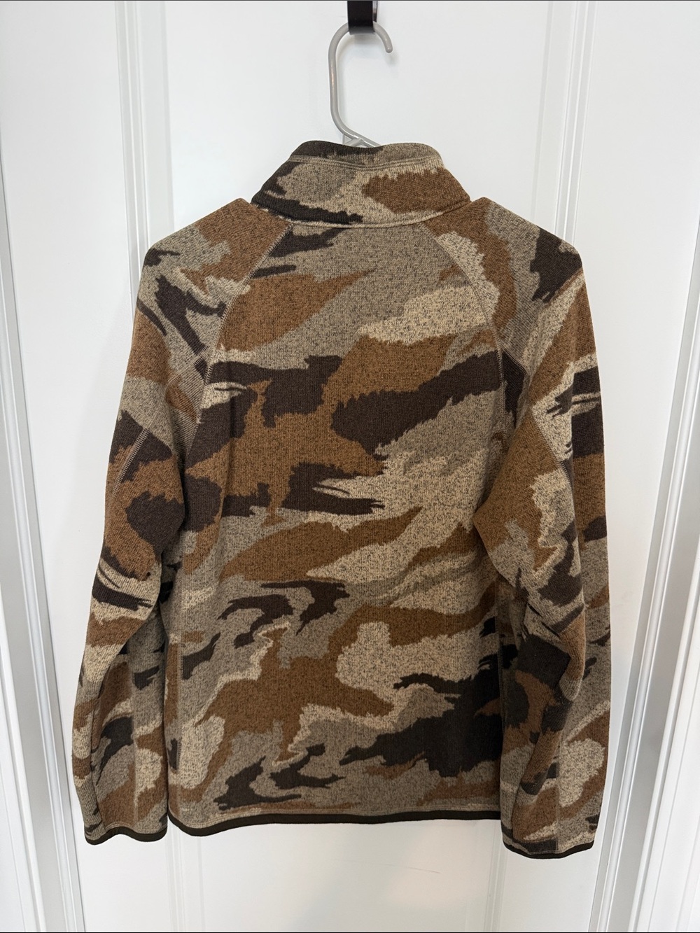 Patagonia Camo Half-Zip Fleece Pullover - Brown, Tan, Cream - Picture 3 of 3